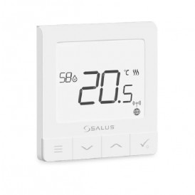 Temperatūros reguliatorius su drėgmės jutikliu 230V SALUS SQ610