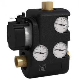 Pamaišymo mazgas LK ARMATUR THERMOMAT 2.0 LK 810; 60°C; su Grundfos upM3 cirkuliaciniu siurbliu